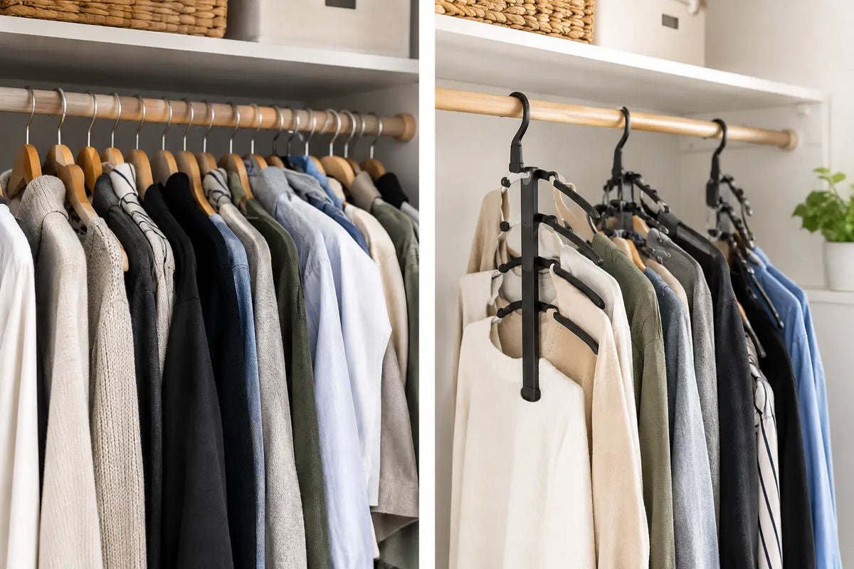 Space Saving Hangers That Make Closets Work Harder