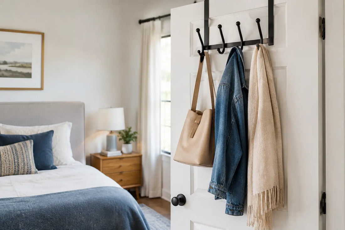 7 Smart Uses for Over the Door Hooks in Bedrooms