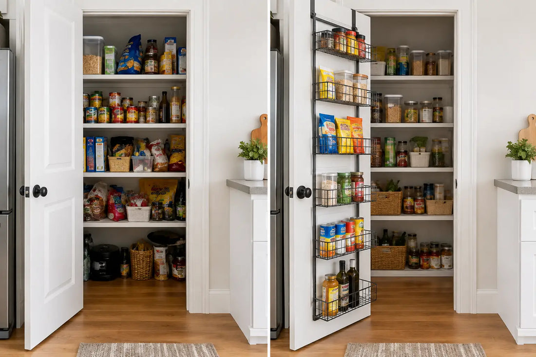 How an Over the Door Pantry Organizer Saves Space