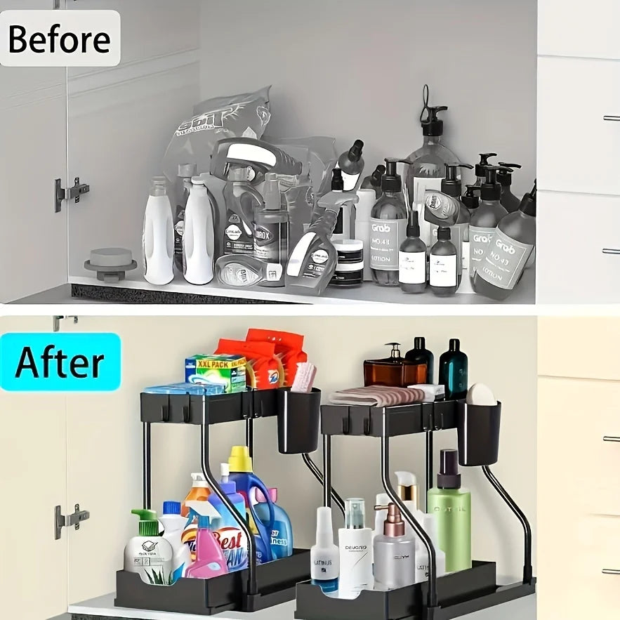UNDER the Sink 2-Tier Pull-Out Organizer