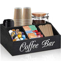 OVER the Countertop Wooden Coffee Station Storage Box