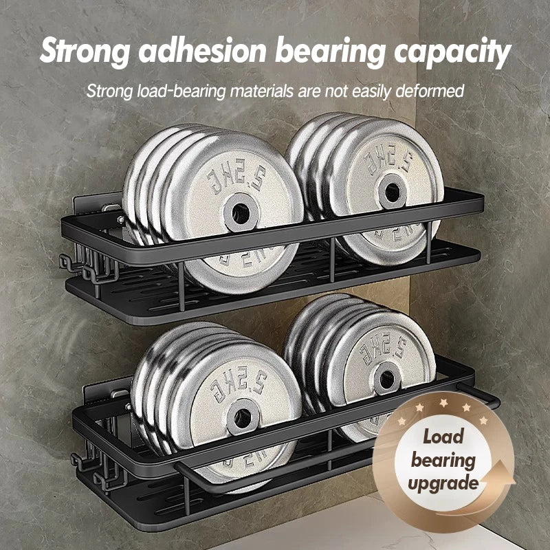 OVER the Sink | UNDER the Shower Suction Cup Storage Rack