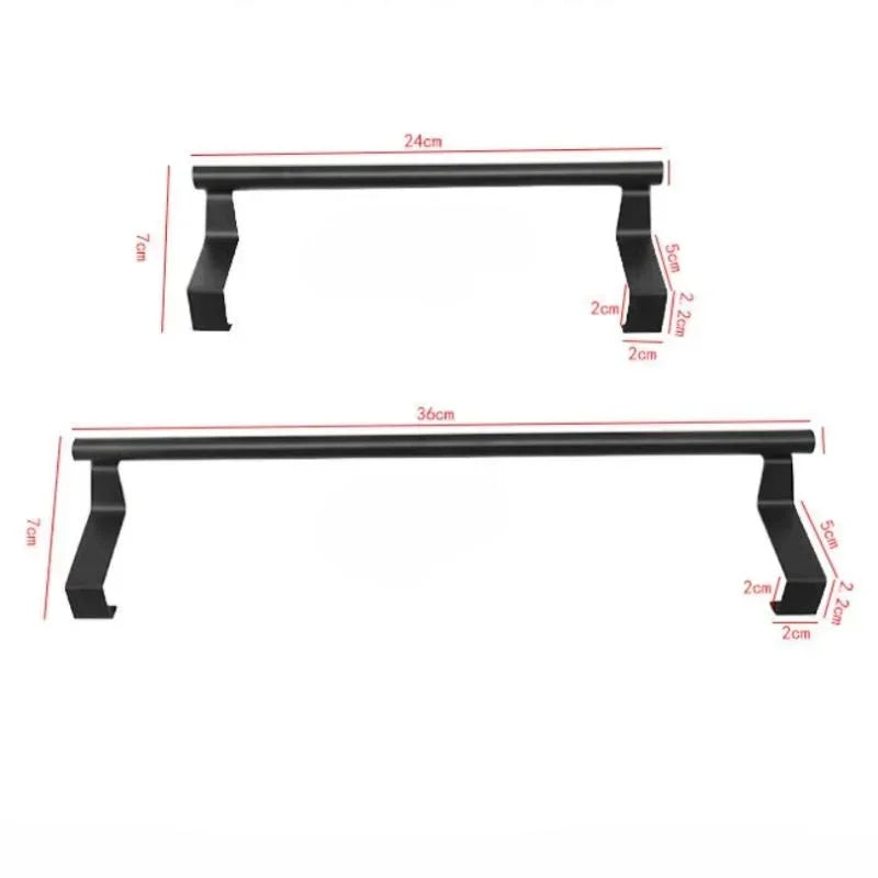 OVER the Cabinet Door Towel Rod