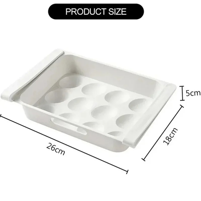 UNDER your Eggs Storage Box — Holds 14 Eggs, Reversible