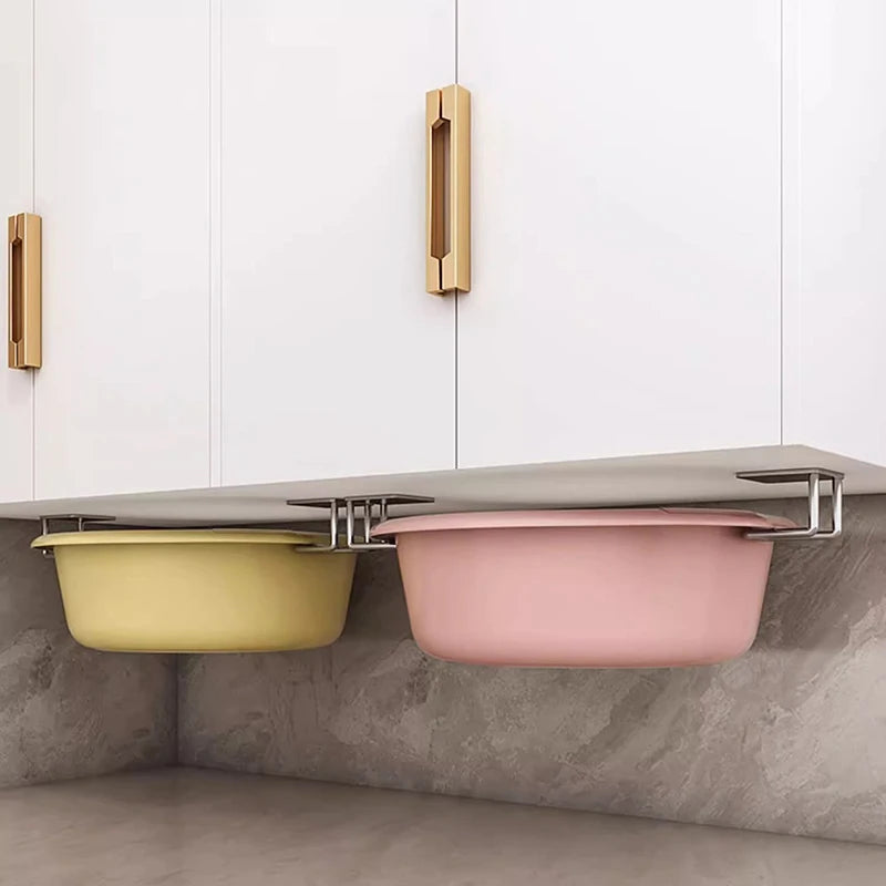 UNDER the Cabinet Hidden Pot Lid & Cutting Board Rack
