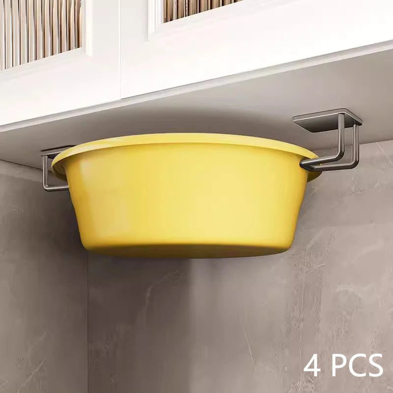 UNDER the Cabinet Hidden Pot Lid & Cutting Board Rack