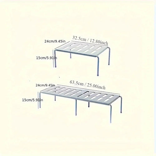 OVER and UNDER Your Shoes — Adjustable Shoe Rack — Multi-Tier