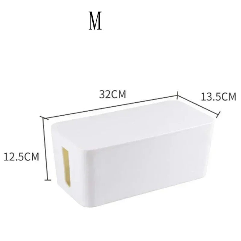 OVER the Desk Cable Storage Box — Hide Power Strip & Cables