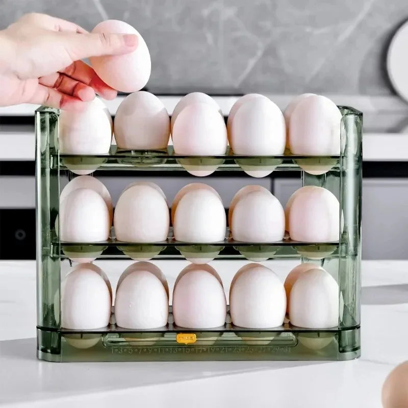 UNDER your Eggs Storage Box — Holds 14 Eggs, Reversible