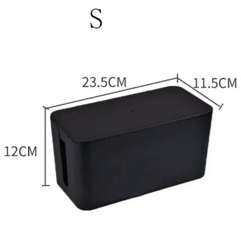 OVER the Desk Cable Storage Box — Hide Power Strip & Cables