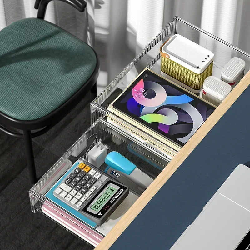 UNDER the Desk Invisible Storage Drawer — Adhesive Mount, 3.5L