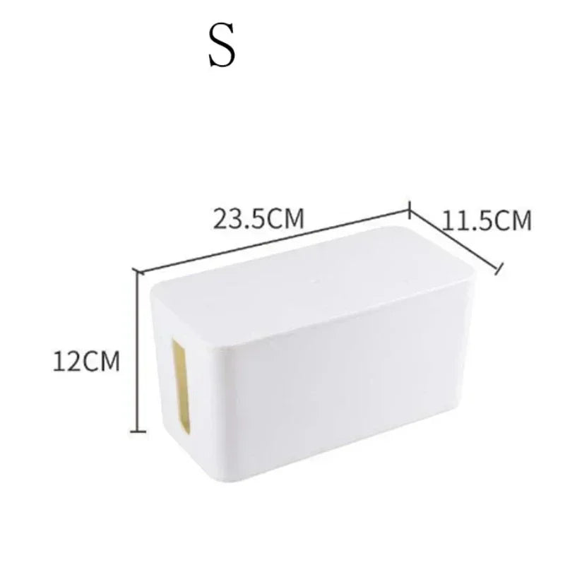 OVER the Desk Cable Storage Box — Hide Power Strip & Cables