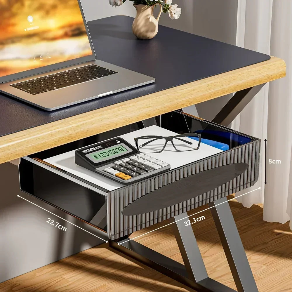 UNDER the Desk Invisible Storage Drawer — Adhesive Mount, 3.5L