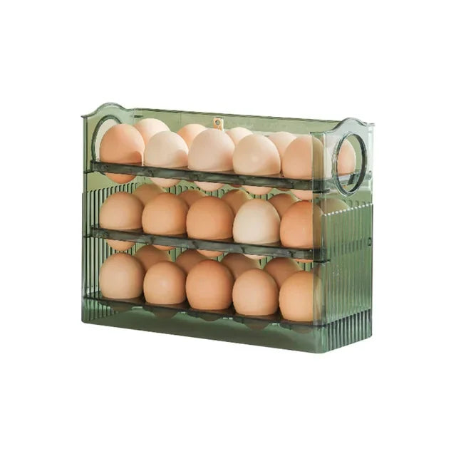 UNDER your Eggs Storage Box — Holds 14 Eggs, Reversible