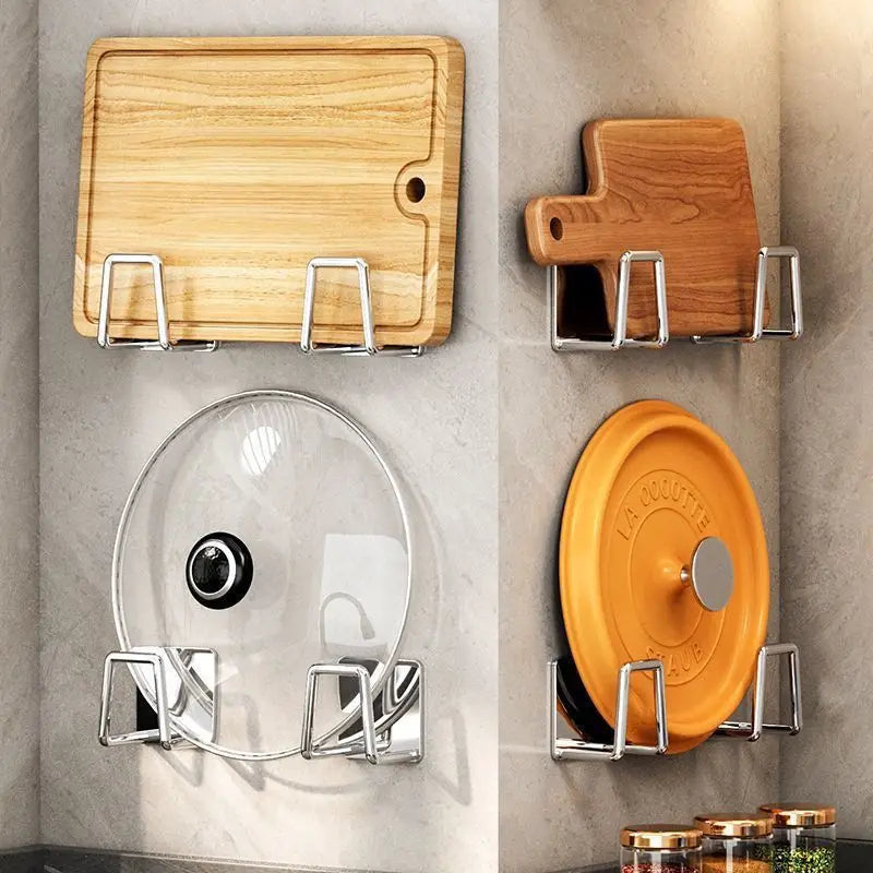 UNDER the Cabinet Hidden Pot Lid & Cutting Board Rack