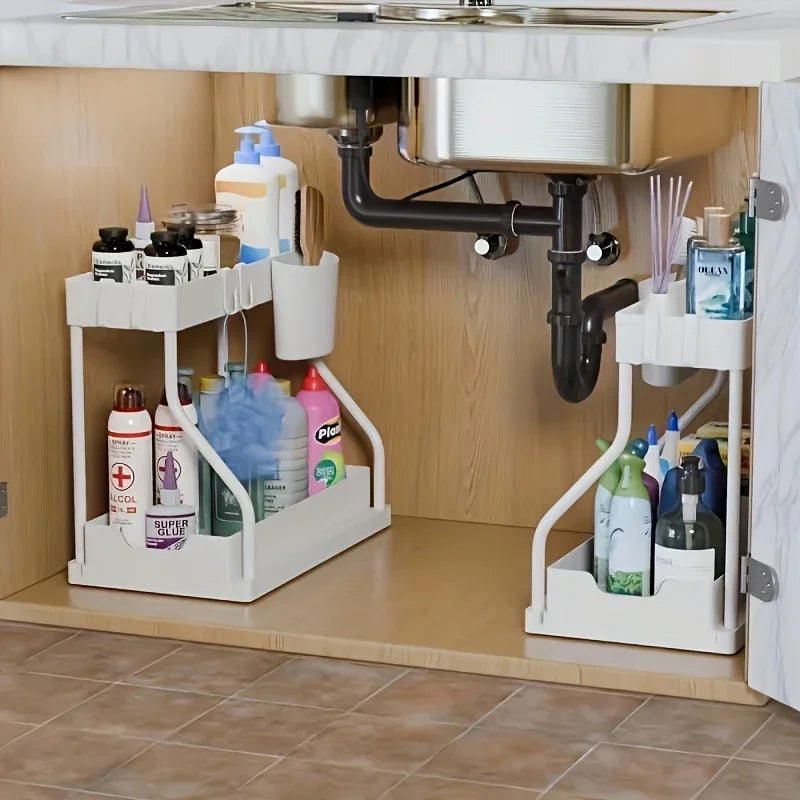 UNDER the Sink 2-Tier Pull-Out Organizer